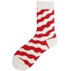 Summer Cotton Socks Trendy Socks Street Personality Illustrations Poached Eggs Harbor Jacquard Medium Tube Socks Socks Couple