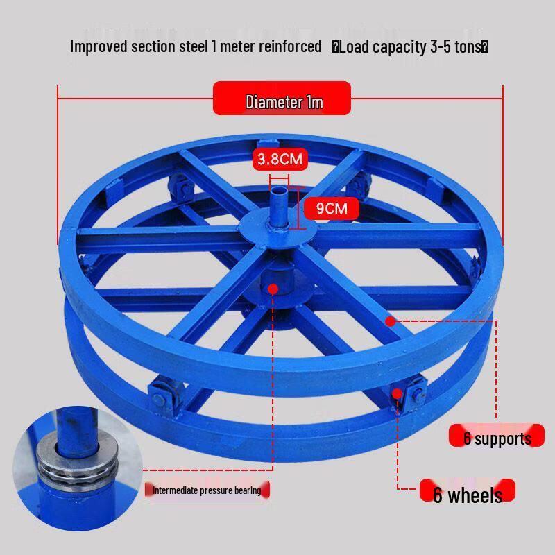 Track-Mounted Channel Steel Cable Dispenser with Brake
