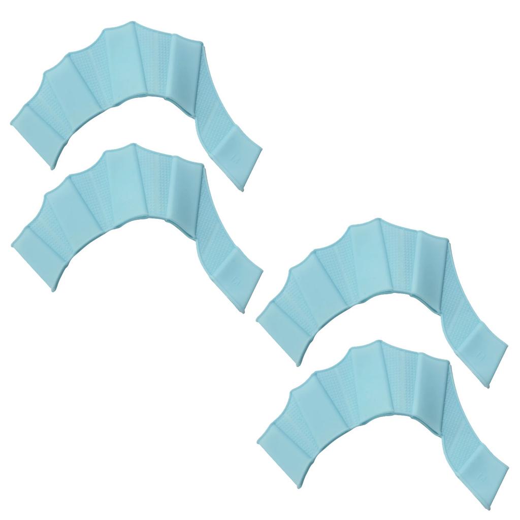 Silikonové ploutve ploutve Ploutev Muži Ženy Dítě Bazén Sport Profesionální trénink Rukavice na prstech Rukavice Pádla Vybavení