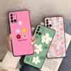 Cartoon Flower Phone Case For Samsung Galaxy M51 M52 M33 M30s M12 M13 M31 M22 M32 5g M23 M21 M31 Prime Matte Silicone Cover