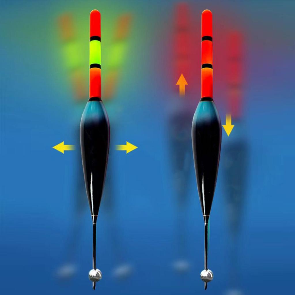 Bottom-Seeking Fishing Line Pre-Tied Automatic Illuminated Float Ready To Use Day And Night Bobber Line Group For Adults