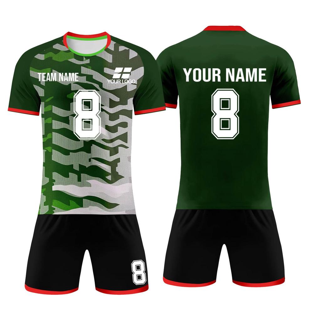 Personalizovaná sada košil Pánská Dívčí s číslem jména Vlastní fotbalové dresy pro chlapce tréninkový oblek