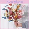 Artificial Eucalyptus Leaves With Berries Silk Flower Bouquet For Wedding Decor