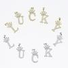 26 English Letters Women'S Letters Crown Pendant Necklace Zircon Pendant Jewelry