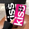 Letters Kiss Case for Xiaomi Redmi Note 14 13 Pro Plus A4 A5 12 11 Pro 12C 13C 12S 10 11S 14C A1 A2 A3 9 8 7 K40 K80 Phone Cover