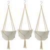 Richell Botany Hanging Ball Planter, 25-inch, White, Set of 3, for Vegetables, Outdoor Use, Soilless, Plants, Houseplants, Bonsai, 003417