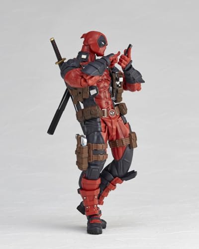 Kaiyodo Revoltech Amazing Yamaguchi Deadpool Ver. 2.5, Approximately 170mm Tall, Non-scale PVC & ABS Painted Action Figure