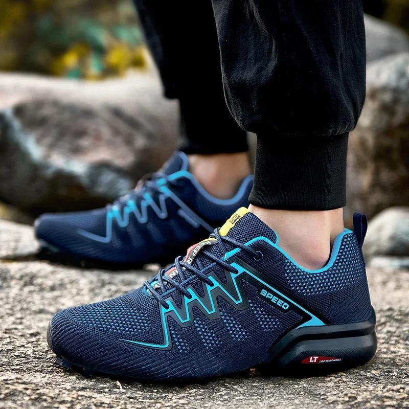 Cycling Shoes Men Women Mountain Road Bike Sneakers Motorcycle Shoes Waterproof Bicycle Shoes Outdoor Hiking Sports Sneakers