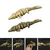 Brass Reptile Sculpture Home Accent Piece