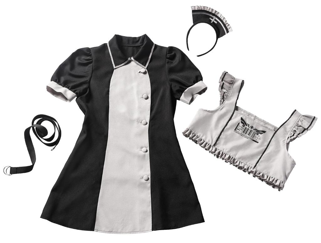 Clearstone Monocule Cosplay Halloween Nurse Costume for Women, White