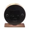 Wm.Widdop Black & Gold Mantel Alarm Clock