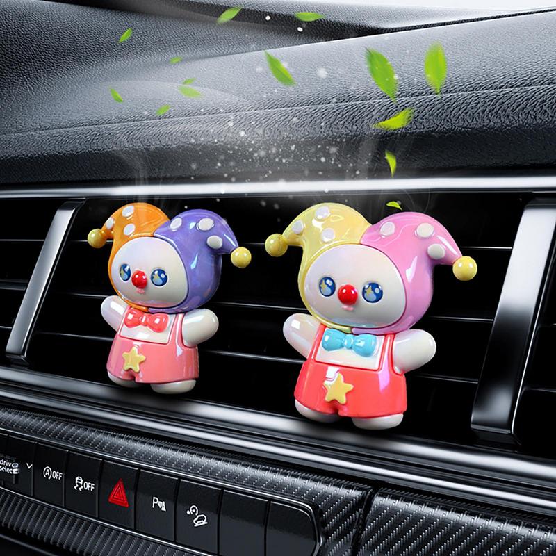 Car Air Outlet Perfume Longer Fragrance Cartoon Doll Car Scents Air Freshener Natural Automotive Air Fresheners Car Scents