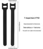 Nylon T-Type Self-Adhesive Hook and Loop Cable Ties