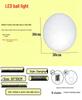 Solar LED Round Ball Light with Remote Control - Outdoor Waterproof Lawn & Street Light for Courtyard, Villa, Yard, Post Top.
