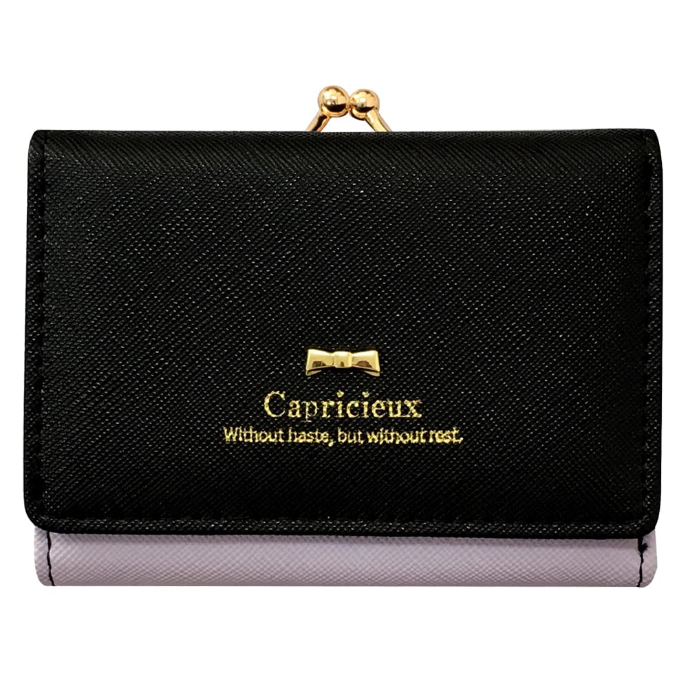 

Wallet Black Purple [Aldi] Women s Tri-fold &