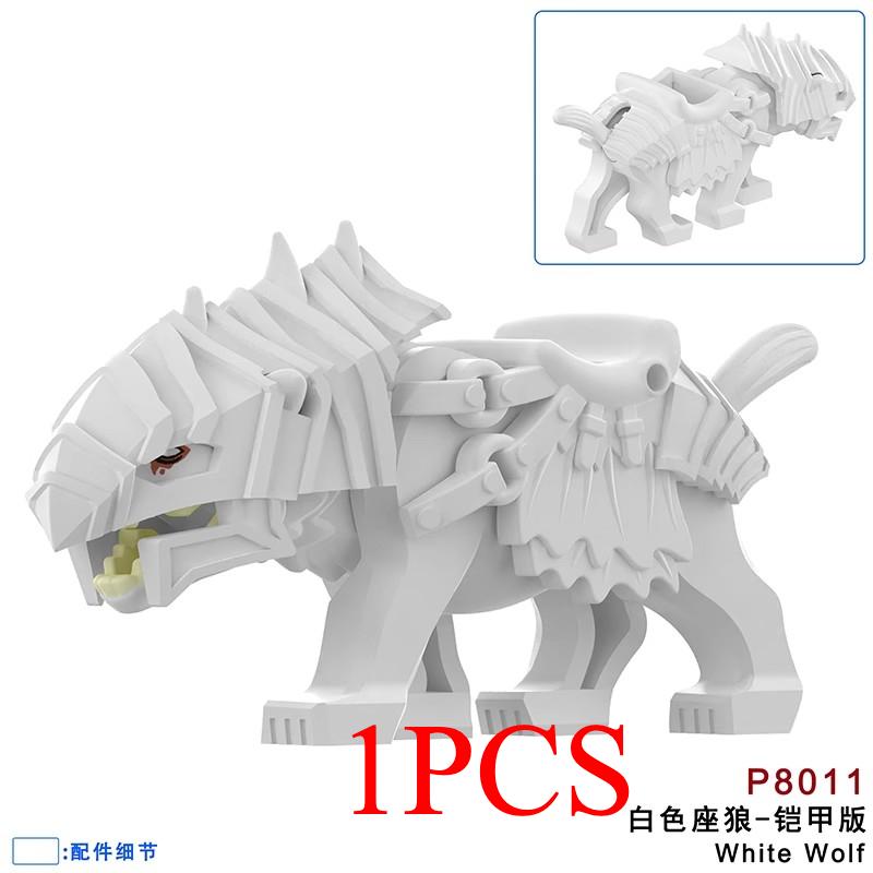 The Zoo Model African Elephants Camel Deer Crocodile Leopard Animal Building Blocks Educational Games Figure Brick Toys Kid B03
