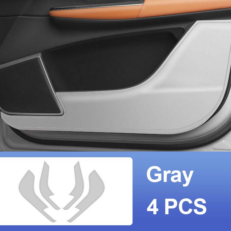 For Xpeng G9 -2025  Car Door Leather Anti Kick Pad Side Dustproof Edge Protector Film Sticker Interior Auto Accessories