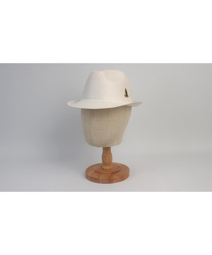 Yunibeosyeolkemiseuteuli Bu Gentle Simple White Fedora Summer Hat