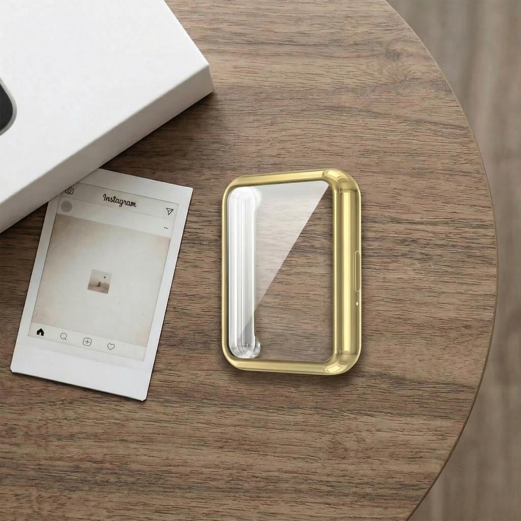 Θήκη Προστασίας για HUAWEI Band 11 Αξεσουάρ Πλήρης Κάλυψη Σκληρό Πλαίσιο Bumper από TPU Κάλυμμα Καλύμματος από Σκληρυμένο Γυαλί για θήκη huawei smart band11