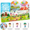 Children'S Playground Facilities Cognitive Concentration Cultivation Quiet Book Portable Jelly Sticker Book