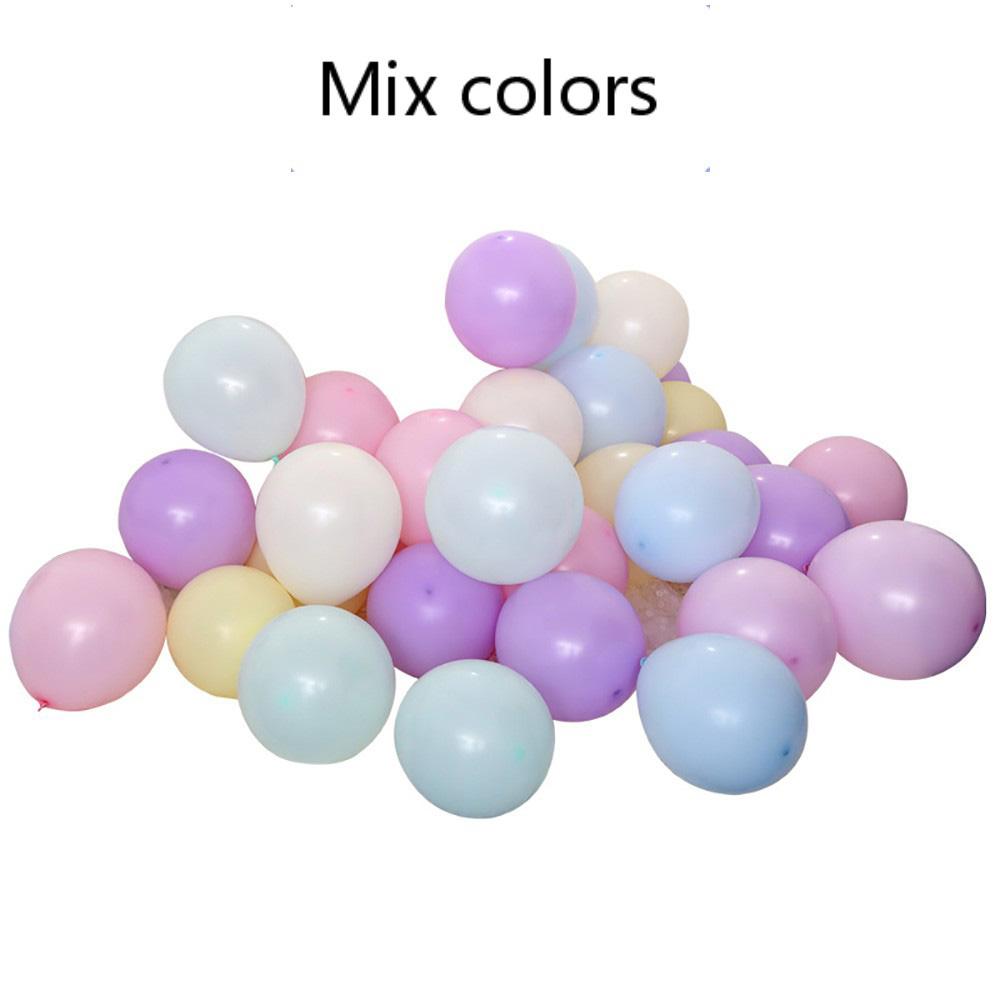 12 Pcs/Pack 10Inch Macaron Latex Balloons With Thicken 2.2g Candy Color Balloon For Wedding Birthday Party Shop Window Curtain Graduation Decor