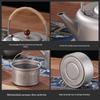 Zhouyue Arch Moon Pure Titanium Outdoor Tea Set