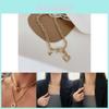 Elegant Multi-layer Heart And Angel Wings Pendant Necklace For Trendy Women Fashion