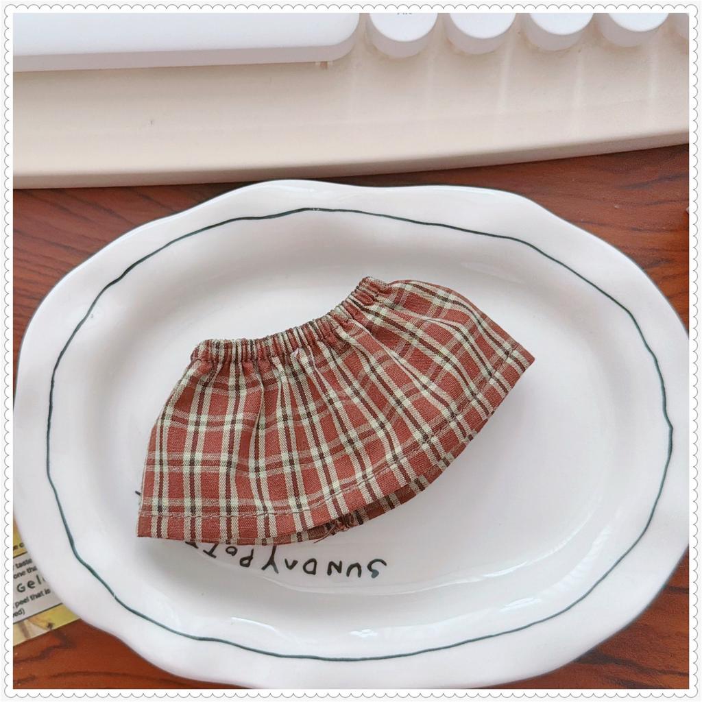 10-15Cm Cute Mini Idol Doll Clothes Cartoon White Bunny Skirt Diy Dress Up Plush Doll Accessories Girls Fans Collection Gifts