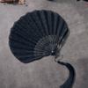 Flower Pattern Hand Fold Fan Multicolor Decorative Fan Lace Folding Fan  Performance Favors