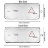 Car Windshield Sunshades Logo Foldable Covers Sun Visors Protector Sun Shade Anti-UV Parasol Coche for Mitsubishi Lancer 10 3