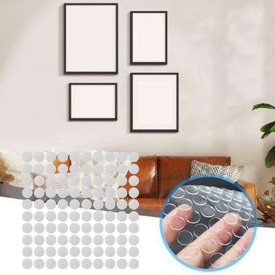 100 Stück klare, doppelseitige Klebepunkte, hohe Transparenz, starke Viskosität, entfernbar, keine Spuren, weit verbreitete DIY-Klebepunkte