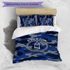 Set Lenzuola Everton Football Stampato 3 Pezzi, Comodo Set Copripiumino per Camera da Letto Amico della Pelle