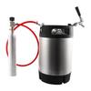 Mini Co2 Regulator,Barb/Thread Brewing Co2 Charger with Unique Relief Pressure Hole,Beer Keg Soda Cylinder Gas Charging Regulatr