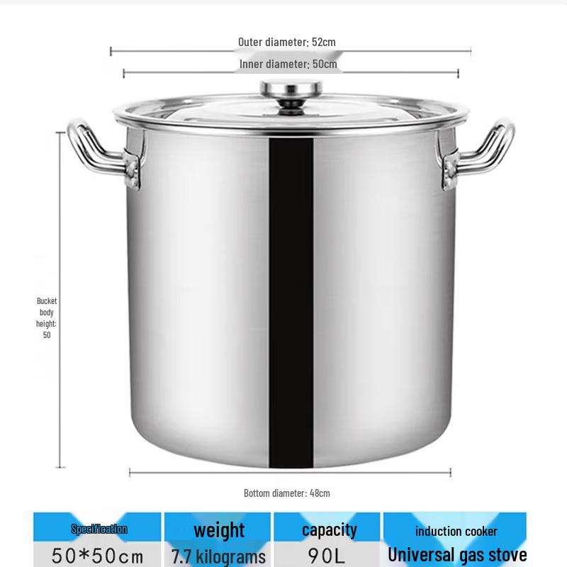 SIFAR Нержавеющая сталь Большая кастрюля для супа