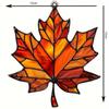 Thanksgiving Akryl Lönnlöv Ljusfångare - Fönsterhängande Dekoration, Höstfirande Hem- och Dörrdekoration, Jul- och Nyårsgåvor
