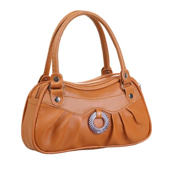 Geantă de mână de culoare solidă pentru femei, din piele artificială, geantă de umăr