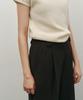 MAKE A TOAST Pintuck Wide Leg Pants Brown Mbefpa002Br