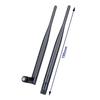 2 peças Antena WiFi Sem Fio 2,4 GHz 6dBi Conector Macho SMA Antena WiFi Para Roteador Placa de Rede Drone Câmera IP Cabo Pigtail