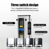 Mini Dual-Source Aluminum Alloy Flashlight TYPE-C Fast Charge Multi-functional Work Light with Magnet Emergency Flashlight