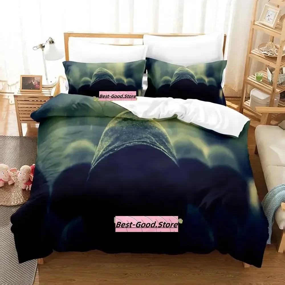 New Personality Technology Anonymous Bedding Set Single Twin Full Queen King Size Bed Set Adult Kid Bedroom Duvetcover Sets