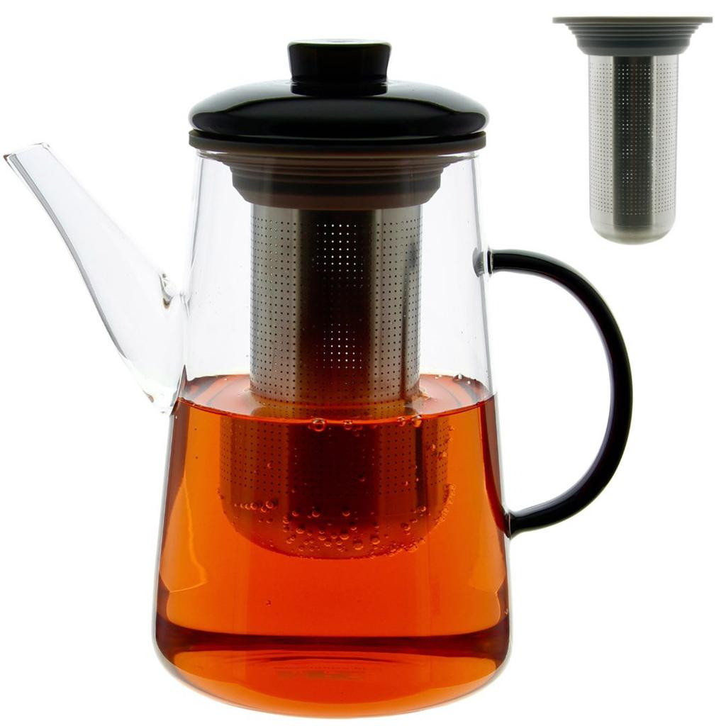 GLASS JUG TEA INFuser with Filter 0.7L HOT COFFEE JUG