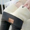 Winter Faux Warm Cashmere Pants High Waist Skinny Thick Women Trousers Leggings