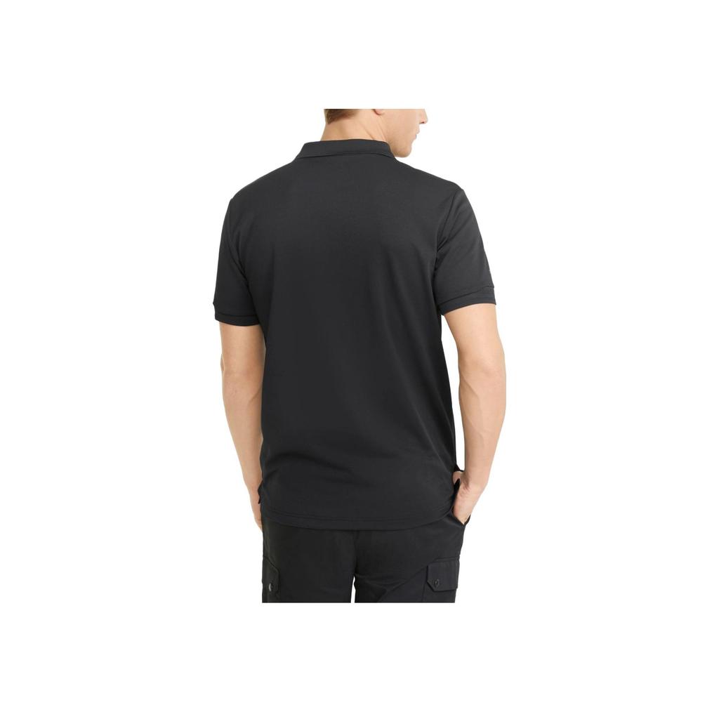 Puma Solid Color Pullover Polo Shirt Men Tops Black 533843-01