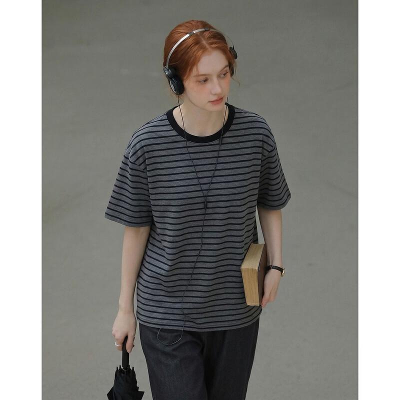 

Women s Color-Block Round Neck Elbow Sleeve T-Shirt S