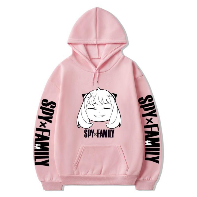 Spy X Family Anime Hoodie Women - Printed Cap Sleeve Long Oversized Streetwear Sweatshirt In Multiple Colors