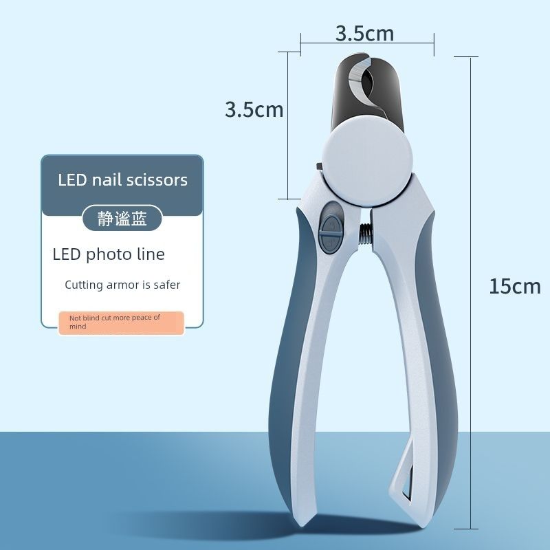 

Golden Retriever Corgi Border Collie Giant Dog Pet Supplies Dog Azure Nail Cincers with Light-Medium/Large Dog