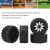 4PCS RC Car Wheels and Tires RC Rubber Tires Replacament for Traxxas 1/10 Remote Control Cars