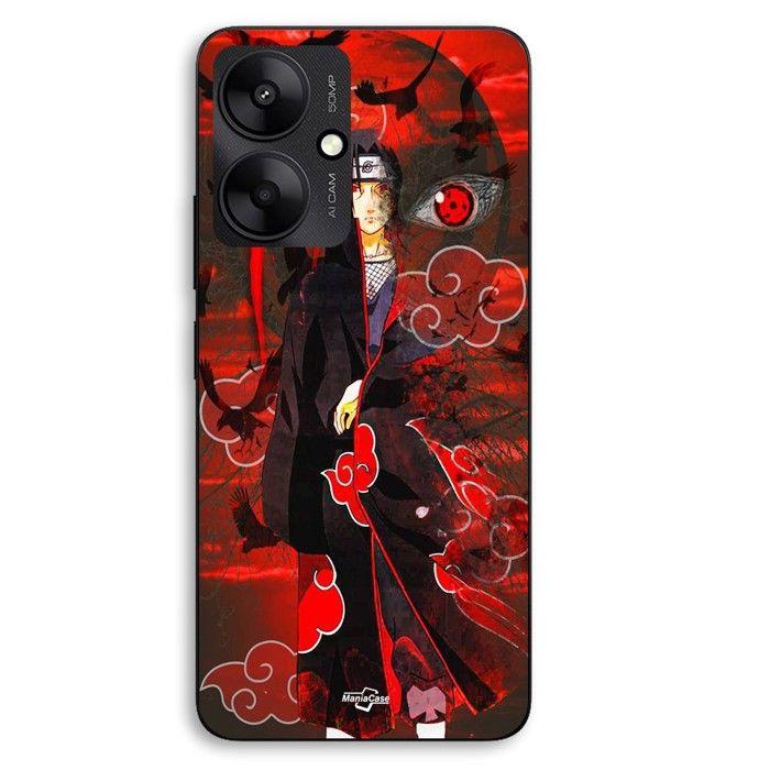 Coque Pour Xiaomi Redmi 13C 5g Demon Slayer Kimetsu no Yaiba Itachi Uchiha front rouge Maniacase