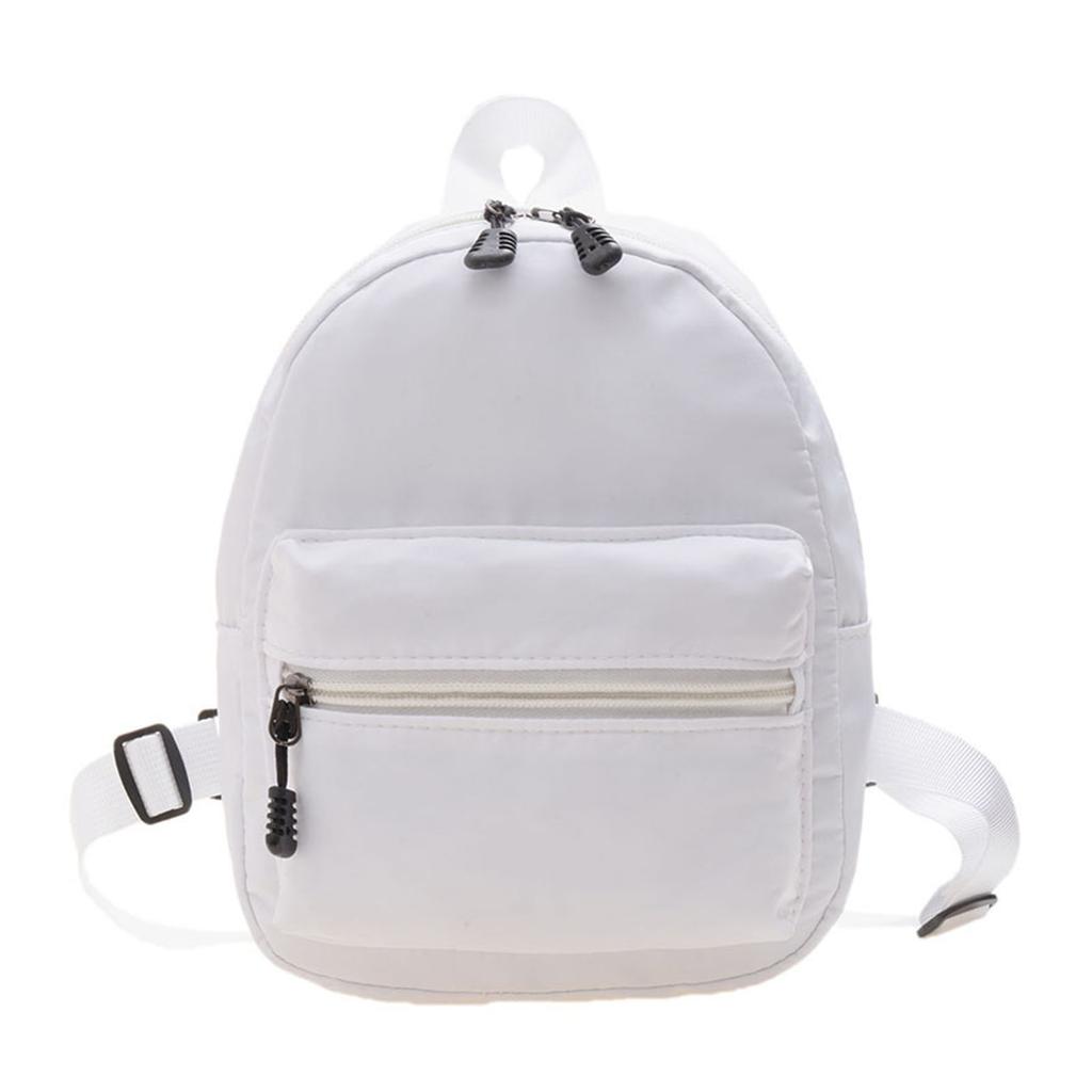 Mini Travel Backpack for Women Solid Color Backpack Students School Bookbag Female Nylon Knapsack Girl Casual Rucksacks