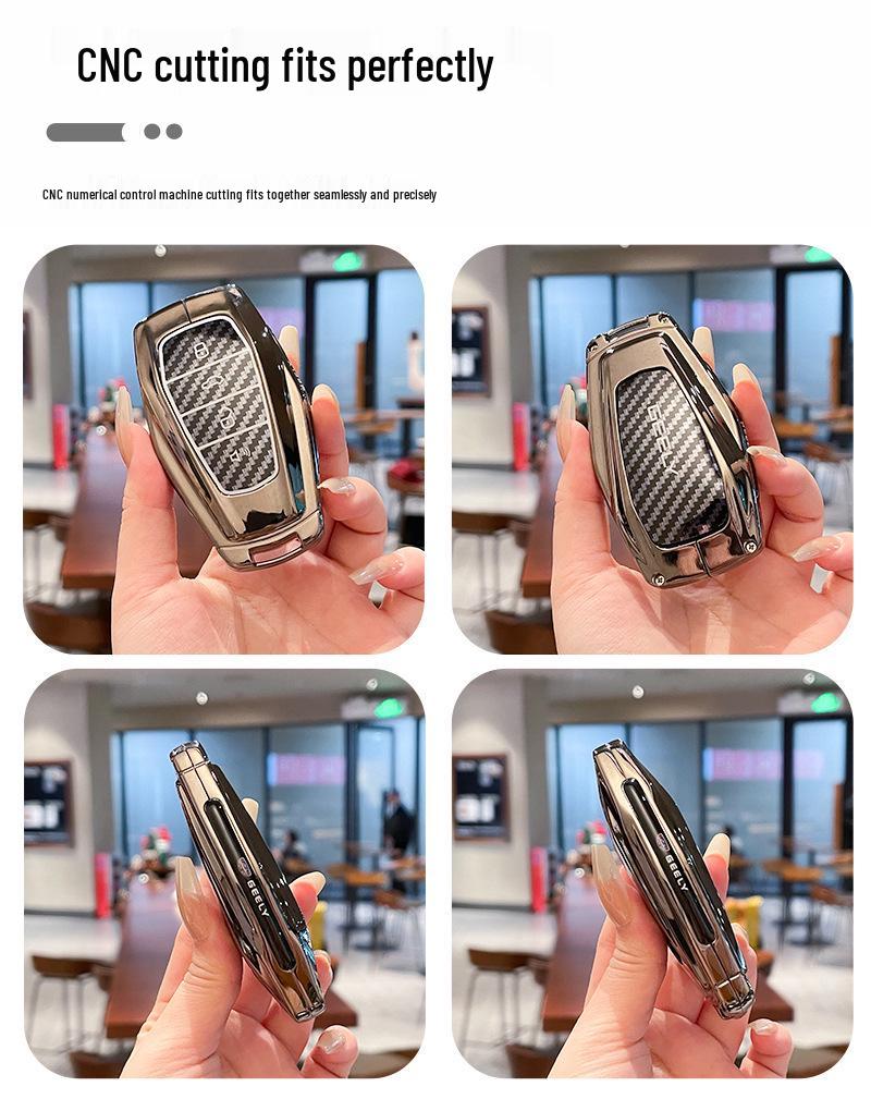 Key Fob Covers for Geely Models: GL, Emgrand, Xingyue, Boyue, Xingrui, Binyue, Binrui, Borui, Galaxy, L7x6.
